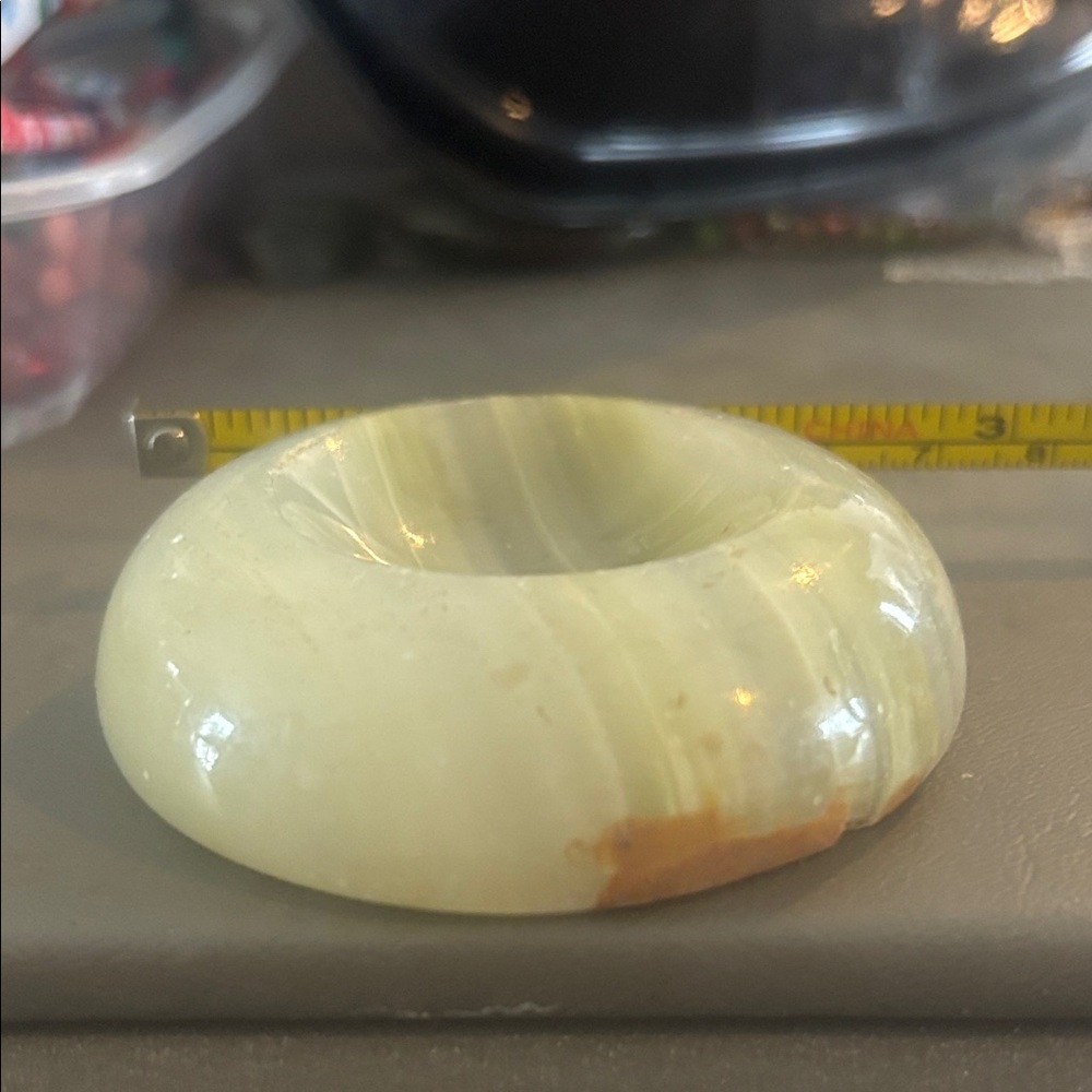 Polished Green Onyx Sphere holder-Final sale- - Picture 7 of 7